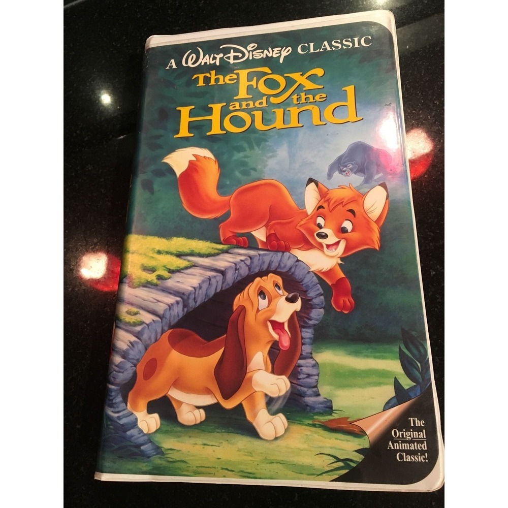 Walt Disney's The Fox and the Hound VHS 1992 Black Diamond Classic RARE